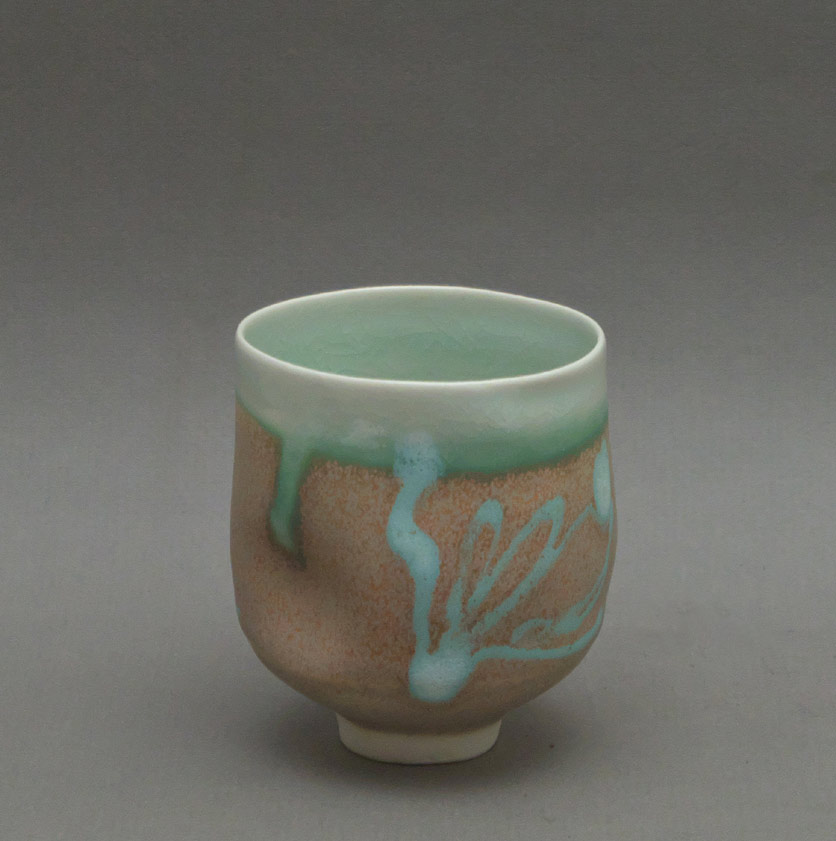Canadian Pottery - Sue Hara yunomi, ht. 3-3/4″ - British Columbia